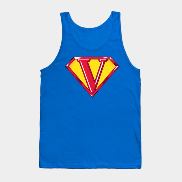 Super V Tank Top by detective651